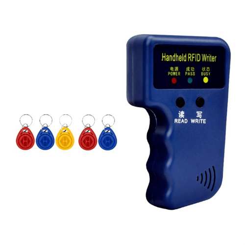 Léitheoir Scríbhneoir RFID Láimhe 125kHz le 5 Eochracha 1