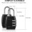 Luggage Combination Lock 3-Digit Anti-Theft 2