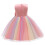 Mädchen-Prinzessinnenkleid mit Blumenmuster für Geburtstag oder Party, Größe 3-4 6