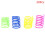 Cat Toy Spiral Spring 20 pcs Colorful Plastic 2