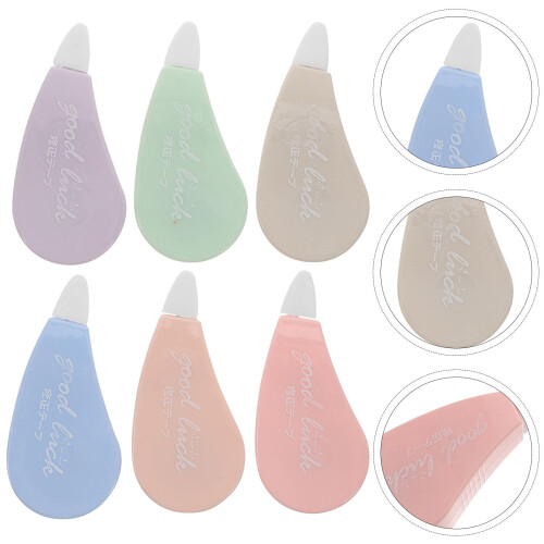 Aesthetic Correction Tape Assorted Colors 6 Pcs