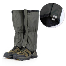 Polainas ajustables para la nieve, ideales para senderismo y esquí.