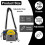 Discgolfbag rommer opptil 13+ disker. Discgolf-startbag med flaskeholder. 4