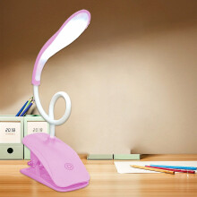 Lampe de lecture avec pince et col de cygne flexible, 1 pièce