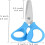 Mordely left-handed craft scissors 3 colors 2