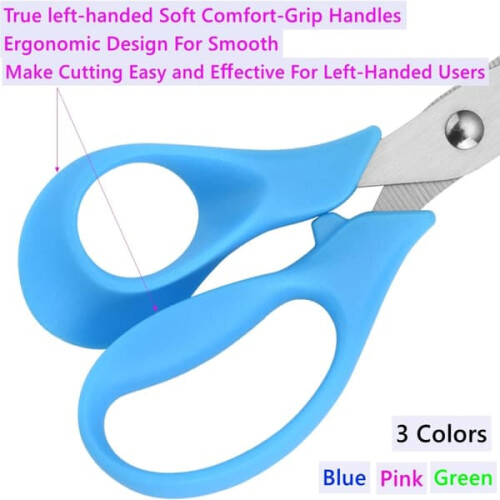 Mordely left-handed craft scissors 3 colors 2