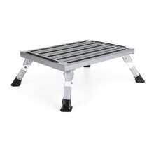 Escabeau pliant en aluminium pour camping-car, échelle portable