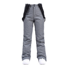 Unisex insulated ski pants water-resistant windproof