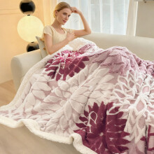 Purple Taffeta Fleece Blanket 39.4" x 59"