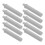 Kastdeur softclose stootbumpers grijs POM set 1