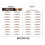 Eyebrow Stickers Waterproof Eco-Friendly 10 Pcs 1