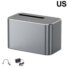 Dockingstation voor harde schijven met SAS-naar-USB 3.0-aansluiting en 5 Gbps SATA/SAS-aansluiting.