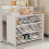 4-Tier Shoe Rack Organizer Narrow Sturdy Stackable 1