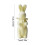 Flocked Bunny Figurine with Bow Tie Spring Ornament 3