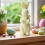 Flocked Bunny Figurine with Bow Tie Spring Ornament 5