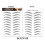 Eyebrow Stickers Waterproof Eco-Friendly 10 Pcs 1