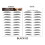 Eyebrow Stickers Waterproof Eco-Friendly 10 Pcs 1