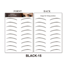 Eyebrow Stickers Waterproof Eco-Friendly 10 Pcs