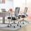 Office Chair Casters Transparent 11 mm 5-Pack 5