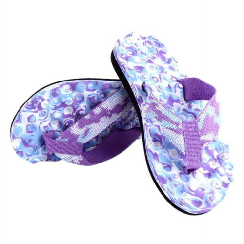 Flip-flops samhraidh na mban corcra méid 40