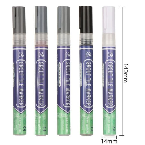 Grout Pen for Decontamination Black 1 pc 1