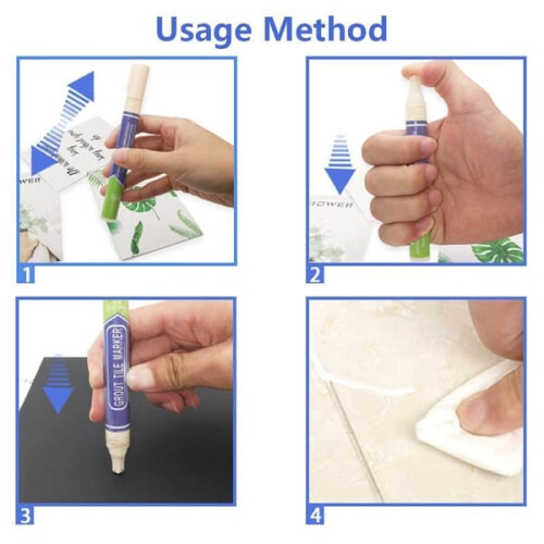 Grout Pen for Decontamination Black 1 pc 2