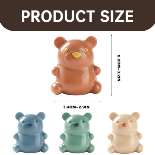 Bear-shaped nail brush with soft bristles 2
