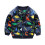 Giacca con dinosauri per bambini e bambine, blu, 4 anni 1