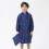 Vanntett regnponcho med hette for barn 1