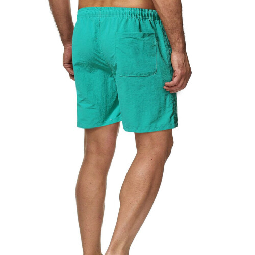 Herreshorts mintgrønne elastisk midje med middels midje og løs passform