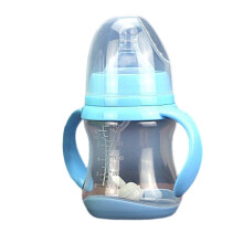 Biberones anticólicos de silicona sin BPA, 240 ml.