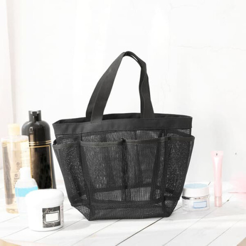 Portable mesh shower caddy travel toiletry bag 2