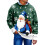 Pull de Noël moche pour homme, col rond, manches longues 1