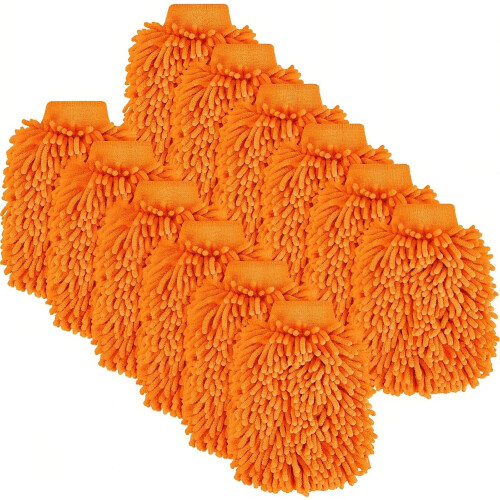 Biltvättvante Chenille Microfiber 12 st 7,48 x 10,24 tum