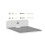 White wall shelf with screw holes 2