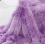 Purple shaggy blanket double layer lightweight L 4