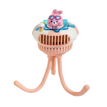 Ventilador portátil recargable para cochecito de bebé con clip, giro de 360.