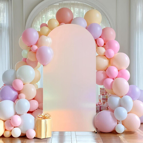 Capa para arco de casamento em spandex dupla face, 1,83 m (6 pés)