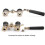 Opera Glasses 3x25 Binoculars with Handle Black 2