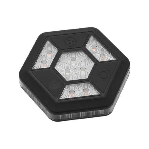 Μαγνητική προειδοποιητική λυχνία LED, περιστρεφόμενη 360 μοίρες, επαναφορτιζόμενη