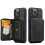 iPhone 14 case with stand and card pockets red slim 5