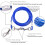 Dog Tie-Out Cable with Anti-Rust Spiral Stake 16 ft 5