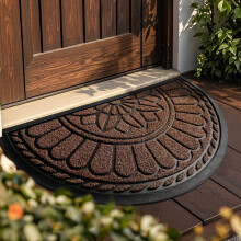 Mibao semicircular door mat waterproof non-slip rubber 30 x