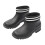 Botas de chuva impermeáveis femininas de cano curto e cano largo. 1