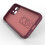 SKALO iPhone 15 rugged TPU bumper case wine red 2