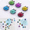Ladybug Refrigerator Magnets ABS 6 pcs multicolor 1