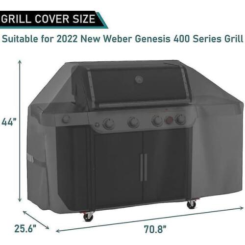 Weber Genesis400-seriens grillovertræk vandtæt 7758 2