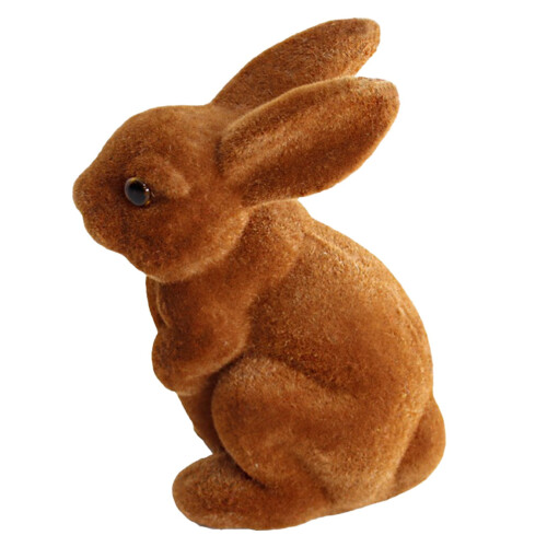 Ensemble de 6 figurines d'animaux de Pâques en velours 1