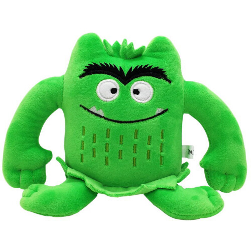 Farbmonster-Plüschtier, 6 Farben, 1 Stück
