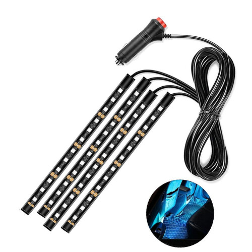 Kit de lumini ambientale pentru interior auto, 12V